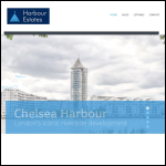 Screen shot of the Harbour Estates Ltd website.