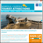 Screen shot of the Norfolk Tourist Attractions Association Ltd website.