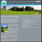 Screen shot of the Mardyke Valley Golf Club Ltd website.