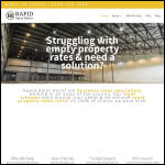 Screen shot of the Rapid Rates Relief website.