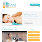 Screen shot of the London Ealing Massage 07405770533 website.