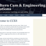 Screen shot of the Chiltern Cam & Engineering Solutions Ltd website.