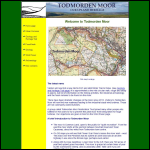 Screen shot of the Todmorden Moor Restoration Trust website.
