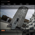 Screen shot of the Fairhursts Architects Ltd website.