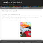 Screen shot of the Townley Dyestuffs Ltd website.