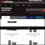 Screen shot of the Unipower Solutions Europe Ltd website.