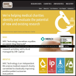 Screen shot of the Medical Research Council Technology website.