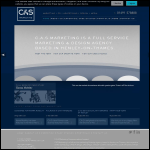 Screen shot of the C.A.S. Marketing Communications Ltd website.