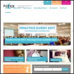 Screen shot of the The Foyer Federation website.