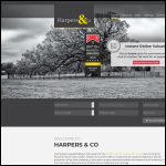 Screen shot of the 8 Harpes Road Management Ltd website.