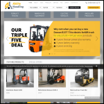 Screen shot of the Ability Handling Ltd website.