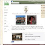 Screen shot of the The Merchant's House (Marlborough) Trust website.