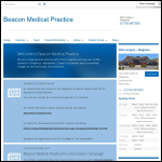 Screen shot of the Birchwood Medical Services Ltd website.