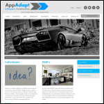 Screen shot of the AppAdapt Ltd website.