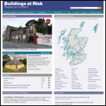 Screen shot of the Buildings At Risk Trust website.