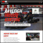 Screen shot of the Rayleigh Karting Ltd website.