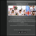 Screen shot of the Read Publications Ltd website.