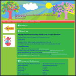 Screen shot of the Machynlleth Community Children's Project Ltd website.