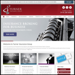 Screen shot of the Turners Insurance Brokers Ltd website.