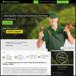 Screen shot of the Witney Gardeners website.