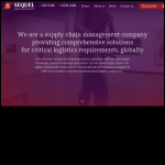Screen shot of the Secqual Solutions Ltd website.