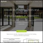 Screen shot of the Abode Doors Ltd website.