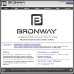 Screen shot of the Bronway Ltd website.