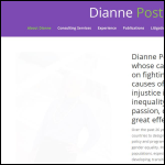 Screen shot of the Dianne Peters Ltd website.