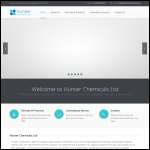 Screen shot of the Hunterchem Ltd website.