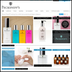 Screen shot of the Pecksniffs Ltd website.