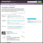 Screen shot of the Chesterfield Travel Ltd website.