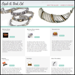 Screen shot of the Decorative Art Metals Ltd website.