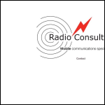Screen shot of the Radio Consultants Ltd website.