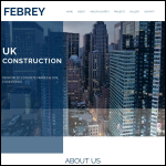 Screen shot of the Febrey Ltd website.