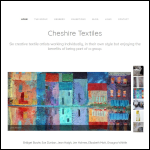 Screen shot of the Cheshire Textiles Ltd website.