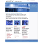 Screen shot of the Eatec Engineering Consultants website.
