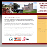 Screen shot of the Alliance Preservation Ltd website.
