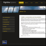 Screen shot of the Flightline Holdings Plc website.