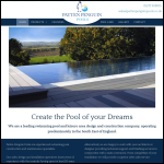Screen shot of the Patten Pools (Construction) Ltd website.