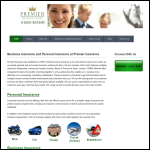 Screen shot of the Premier Insurance Centre Ltd website.