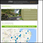 Screen shot of the Whelpley Hill Park Ltd website.
