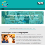 Screen shot of the Trusts in Partnership website.