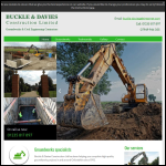 Screen shot of the Buckle & Davies Construction Ltd website.