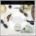 Screen shot of the Lambert Brothers Ltd website.