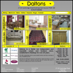 Screen shot of the Daltons of Hastings Ltd website.