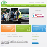 Screen shot of the Accessible Caring Transport website.