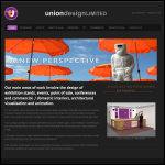 Screen shot of the Union Design Ltd website.
