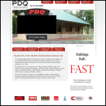 Screen shot of the P.D.Q. Designs Ltd website.