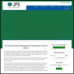 Screen shot of the Jps Investments Ltd website.