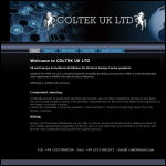 Screen shot of the Coltek Ltd website.
